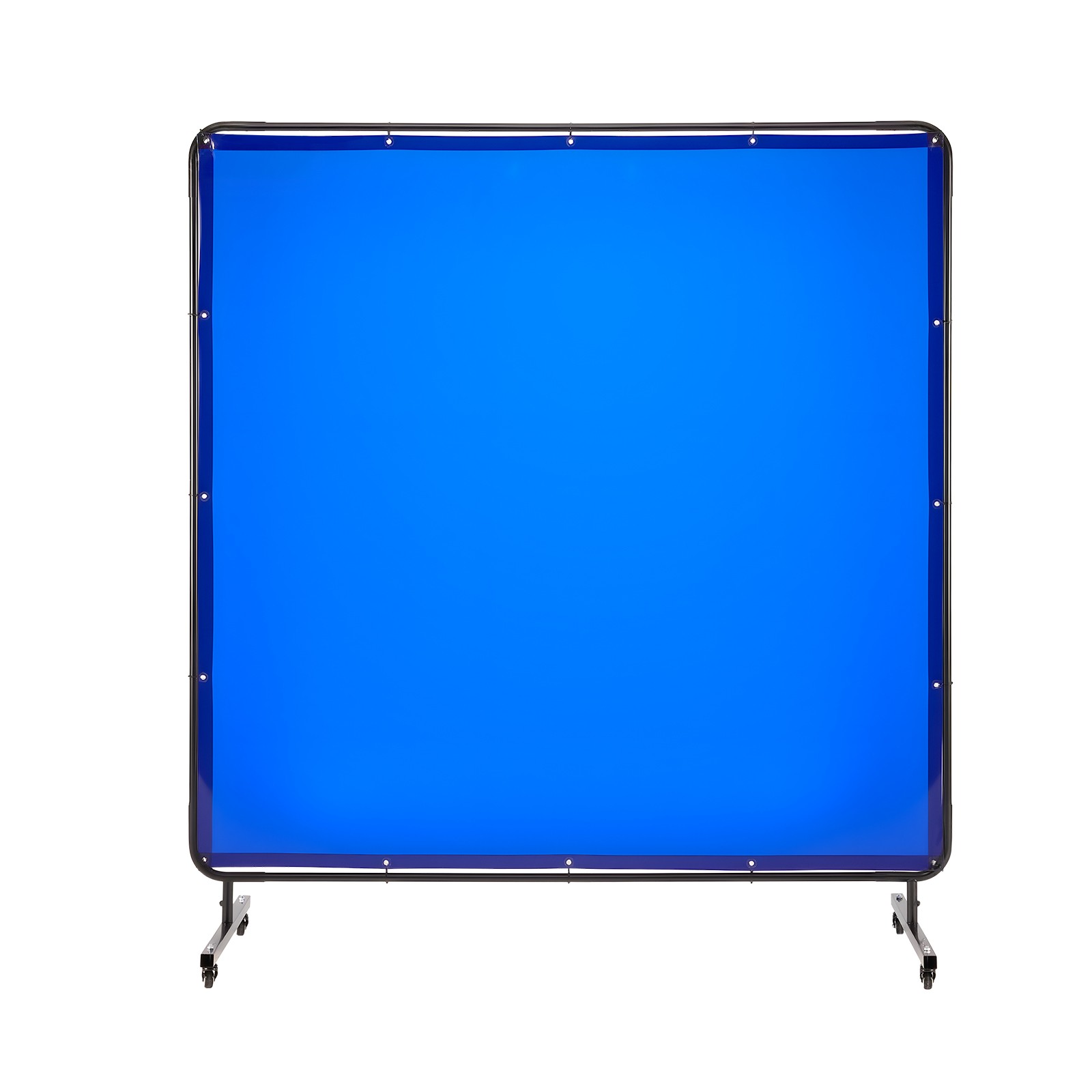 VEVOR Welding Screen with Frame 6 x 6 FT Flame-Resistant Vinyl Welding Curtain