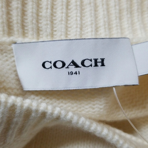 Auth COACH - Cream Women's Sweater - Picture 3 of 8