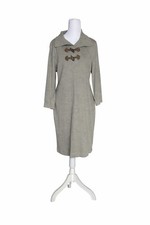 Lauren Ralph Lauren Toggle Button Walden Taupe Knit Gray Dress Size XL