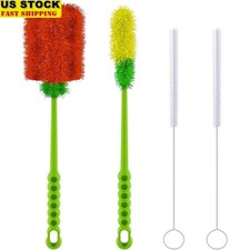 Bottle Brush Set Long Handle Cleaning Tool Straw Brush BPA Free Bristle Free New