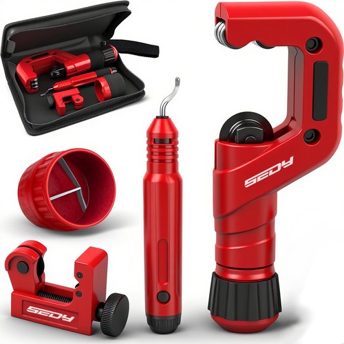 Ultimate Tube Cutter Set - Heavy Duty Pipe Cutter 3/6"-2" OD, Mini Tube Cutte...