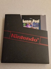 Nintendo NES Spiel Lunar Pool Billiard   Funktion getestet