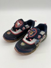 Paw Patrol Light Up Sneakers Boys Size 12 Blue Marshall Chase Shoes