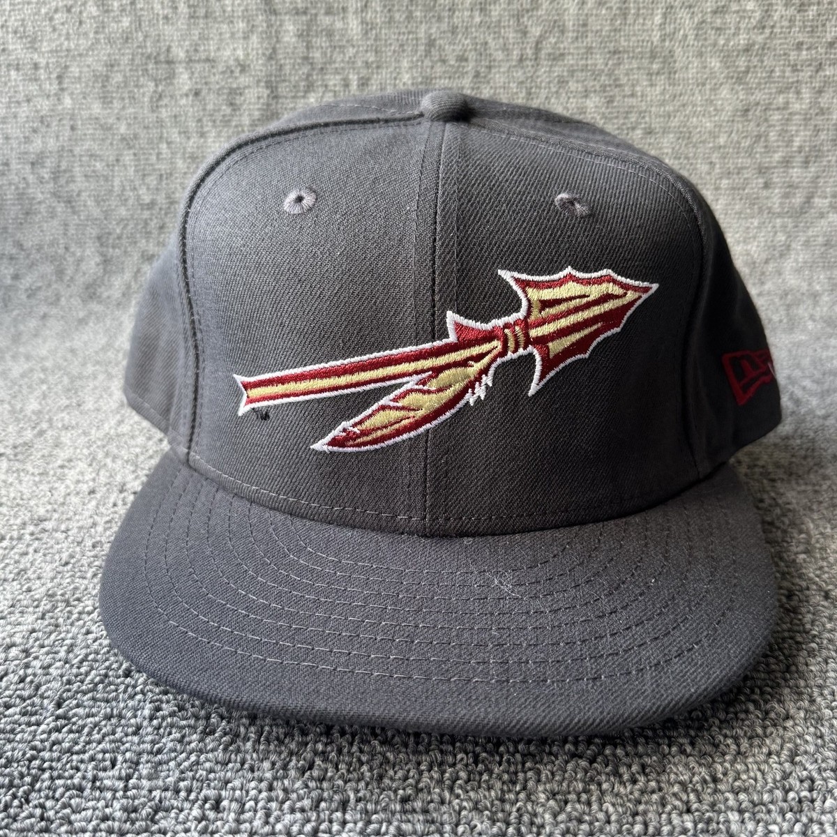 New Era Florida State Seminoles 59FIFTY Fitted Gray 7 5 8 Hat