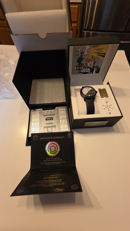 Fossil X Star Wars Limited Edition Luke Skywalker Watch 79/1083