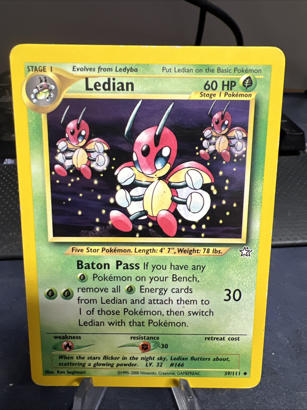 Ledian 39/111 - Neo Genesis Pokemon Card