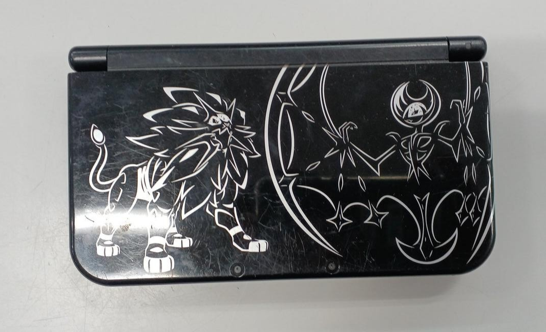 Nintendo 3DS LL XL Pokemon Solgaleo Lunala Console Black Limited