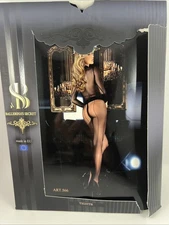 Ballerina Black Secret ART.566 Back Seam Pantyhose Tights Black