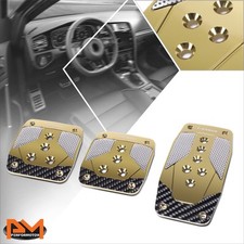 Nrg Pdl-400cg Clamp Pedal Covers For Manual Transmission Vehicles With 3 Pedal
