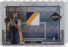 2009 Panini Limited Glass Cleaners Materials Prime 6/25 Pau Gasol #18 HOF 0uo9