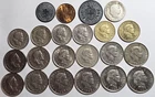 Switzerland Coin Lot (22 coins) 1R 2R 5R 10R 20R 1913-1994 G-AU Free Shipping