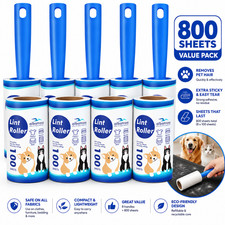 Lint Rollers for Pet Hair Extra Sticky 800 Sheets Dog Cat Remover Furniture
