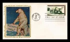 DR JIM STAMPS US COVER POLAR BEAR WILDLIFE CONSERVATION FDC COLORANO SILK CACHET