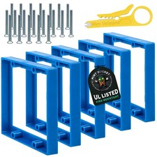 1/2" Double Gang Receptacle Outlet Box Extender - UL Listed - Electrical Outlet