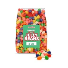 Bulk Fruit Jelly Beans, Assorted Flavors, 2LB Bag, Ideal for Easter Treats