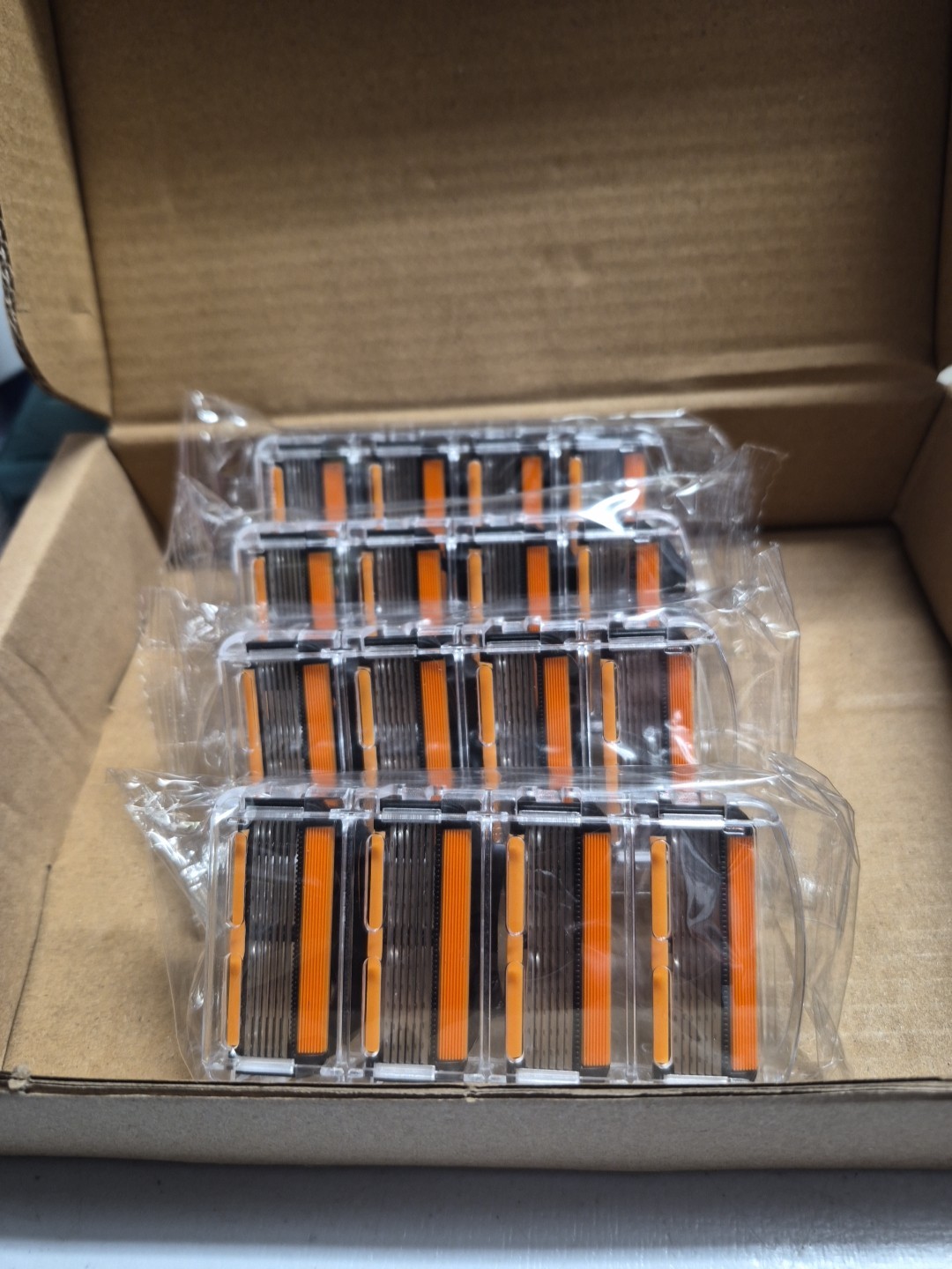 New Replacement Razor Blades, 6 Layers 16 Count, Compatible With All Fusion 5 
