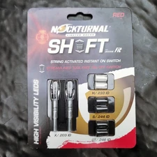 Nockturnal SHIFT Lighted Nocks RED 2pk .203X .233H .244S .246GT Universal