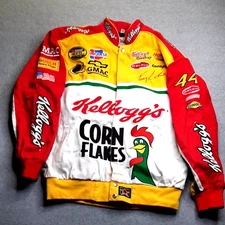NASCAR VINTAGE KELLOGG’S TERRY LABONTE JEFF HAMILTON MENS Sz-M CHASE JACKET