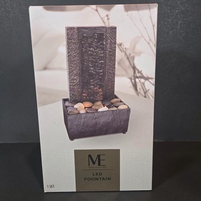 Modern Expressions LED Slate Wall Tabletop Fountain Color Changing, New, Sealed