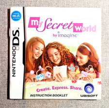 My Secret World Instruction Manual Only - Nintendo DS