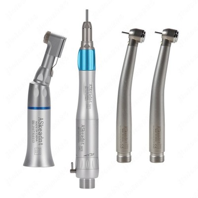 Dental LED E-Type 2*Pana Max LED High Speed+Low Speed Handpiece EX203C Kits 2H