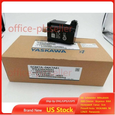New Yaskawa SGM7A-04A7A61 Servo Motor SGM7A04A7A61 DHL Expedited Shipping