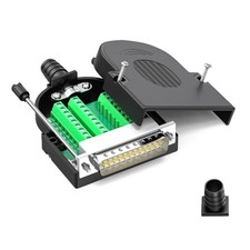 DB25 Breakout Board Male/Female Adapter 25-pin Port To Terminal Connector Plug f