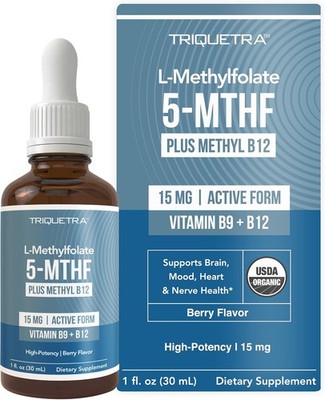 Organic Berry L--Methylfolate 15mg + Methyl B12