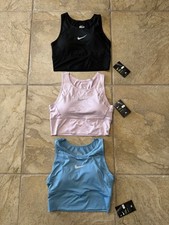 3 PAIR NIKE PRO COMBAT DRI-FIT SPORTS BRAS WOMENS SIZE XL