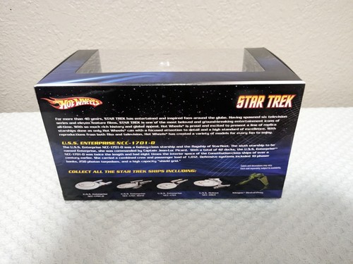 2008 Mattel Hot Wheels Star Trek U.S.S. Enterprise NCC-1701-D Die-Cast Ship - Picture 4 of 7