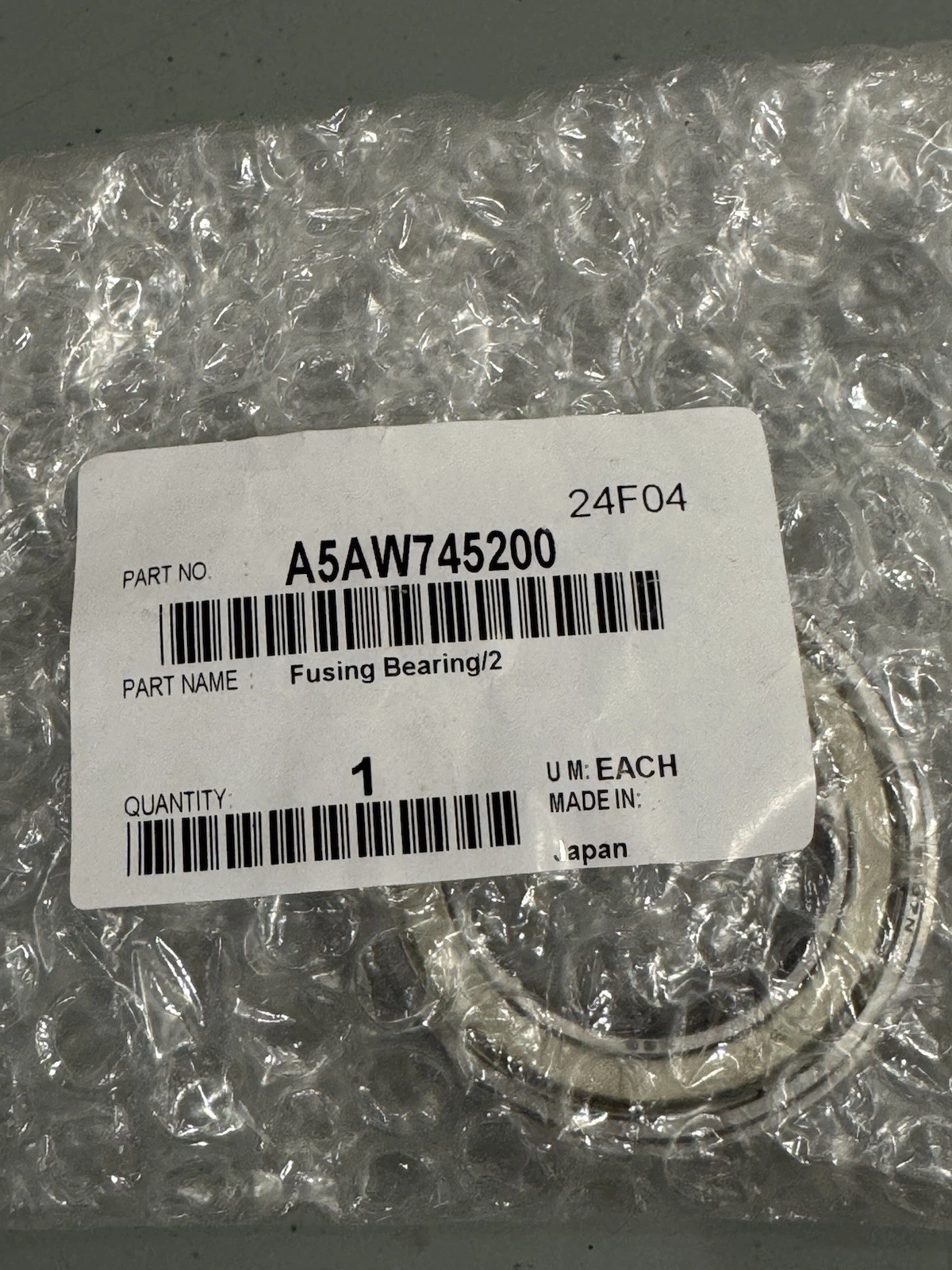 Konica Minolta Fusing Bearing/2 A5AW745200 Brand New 2