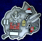 US Army 569th Engineer Co Assassins Iraq Route Clearance OIF Challenge Coin KJ-6 — photo 2