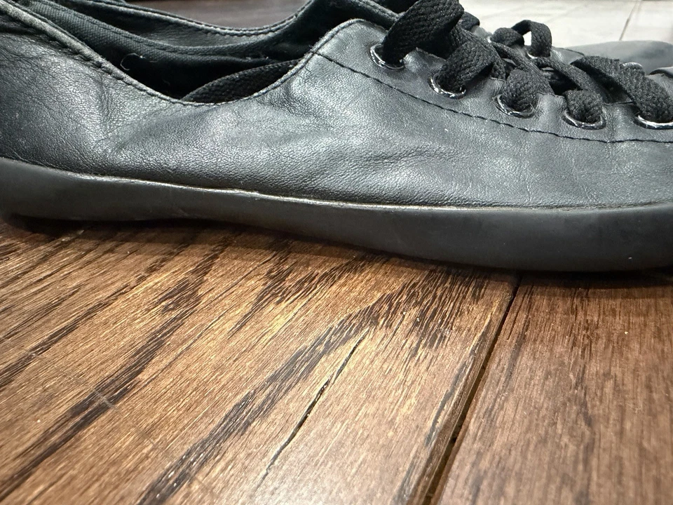 Низкий верхний девочек Converse все звезды все черная кожа - Изображение 3 из 4