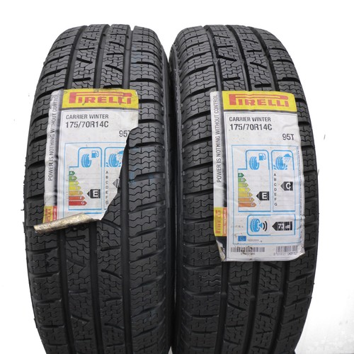 175 70 14 2 x PIRELLI 175/70 R14C 95/93T Carrier Winterreifen 2018 VOLL ...