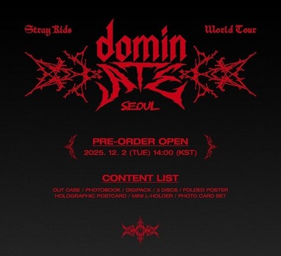 Stray Kids World Tour [dominATE SEOUL] DVD 3 Disc, Photobook
