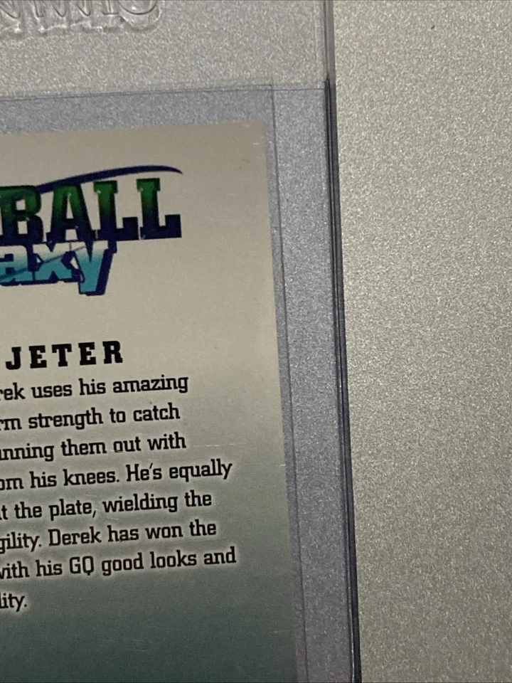 Fleer Skybox Metal Universe 1998 - Hardball Galaxy Derek Jeter #208 Foto 4 de 4