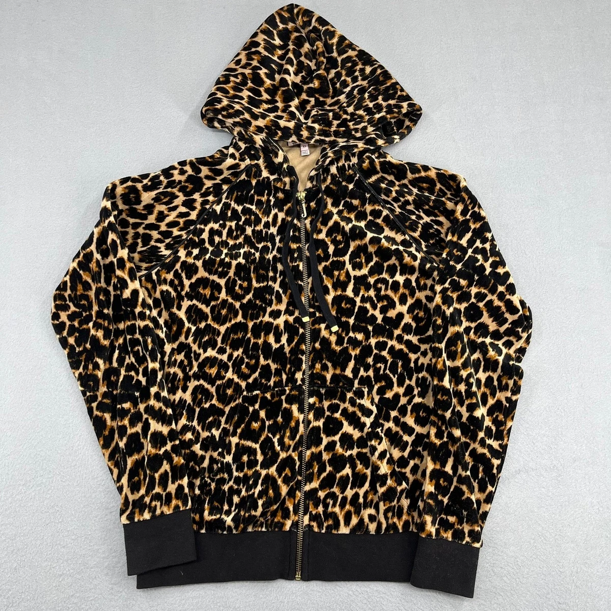 Juicy Couture Velour Animal Print Leopard Hoodies & Sweatshirts