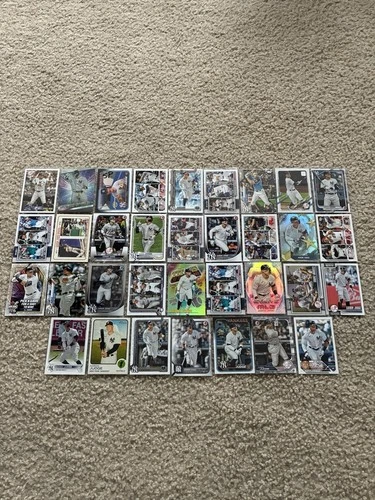 New ListingHuge Lot of 34 Different Aaron Judge Baseball Cards-Yankees Star-Inserts!