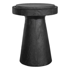 Moe's Home Collection Book Accent Table Black Stone Side Tables