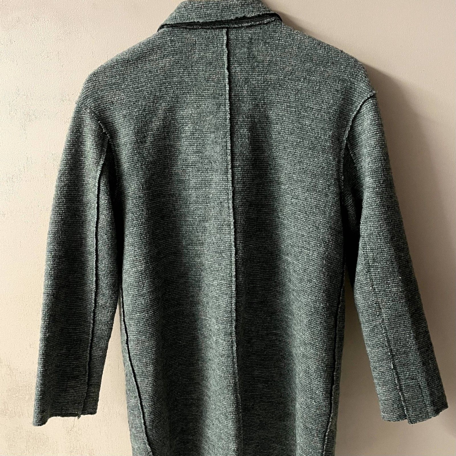 Zara Gray Wool Blend Button Front Jacket Size S G… - image 13