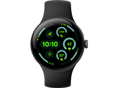 Google Pixel Watch 3 Smartwatch Obsidian (150 185 mm, 165 215 mm) NEU