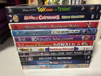 Disney, Pixar, DreamWorks, DVD/Blu Ray Animated, Children s and Family Movie Lot