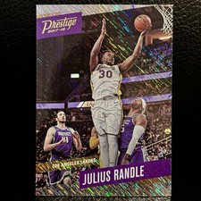 Julius Randle 2017-18 Panini Prestige Rain Parallel #69 Refractor Card Lakers