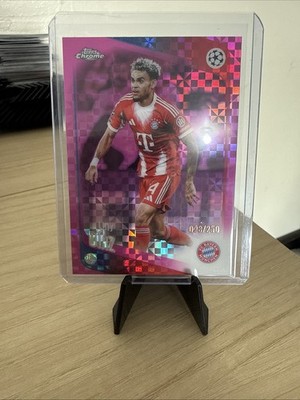2026 Topps Chrome UEFA Luis Diaz Purple X-Fractor /250