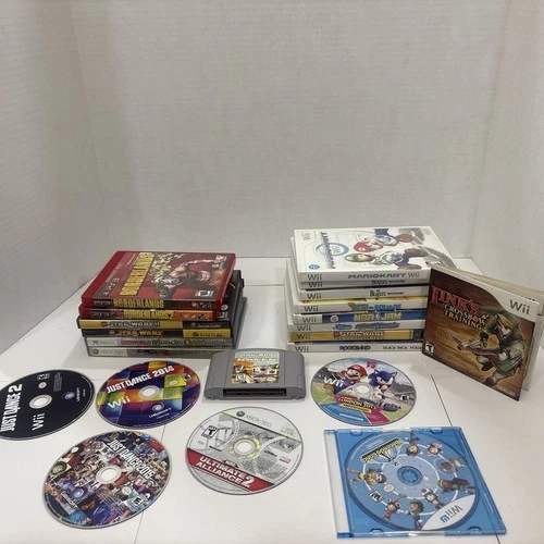 New ListingMixed Video 22 Game Lot (Xbox, Xbox 360, GameCube, Wii) – Untested / As-Is!