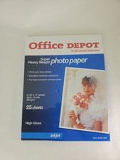 Office Depot Professional Selection Super Hvy Wt Photo Paper 8 x11 25 Sheets