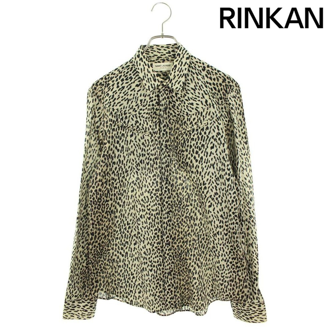 Camicia manica lunga Saint Laurent Paris 338836 YM30P bambino gatto modello totale usata 1