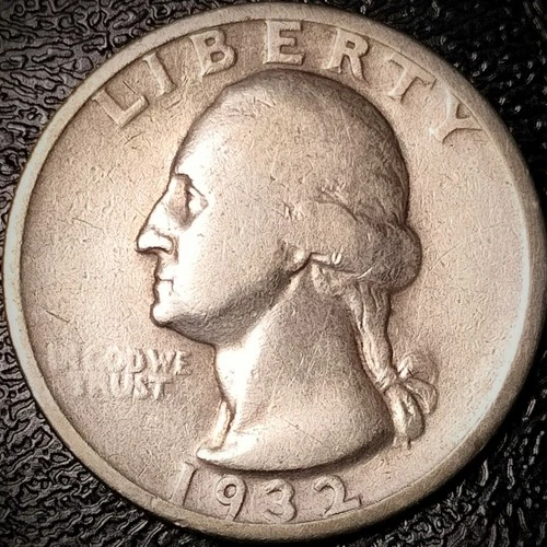 1932 S Washington Quarter - Good - 90% Silver 25C