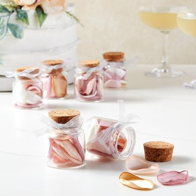 Bright Creations Small Glass Jars with Cork Lids, 50Ml Mini Bottles for DIY Craf