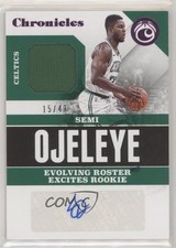 2017-18 Panini Chronicles Signature Swatches Pink 15/49 Semi Ojeleye Auto 4l6